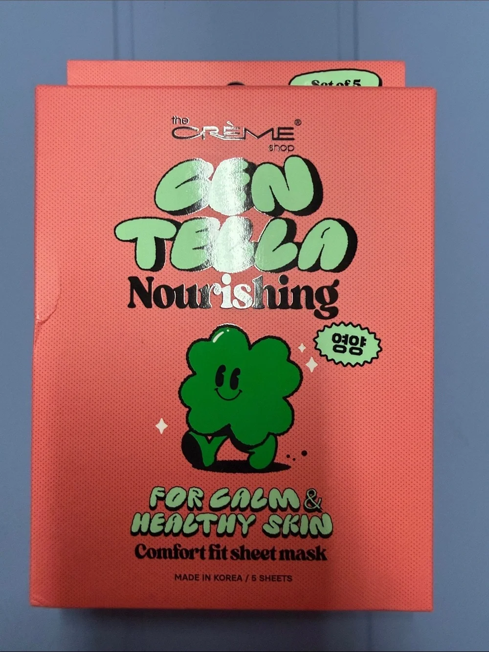 The Crème Shop Centella Nourishing Comfort Fit Sheet Mask - Pink
